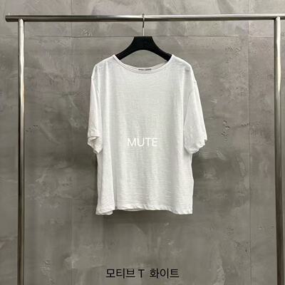正品现货韩国东大门2026夏季 Mute 新款多色系短袖T恤