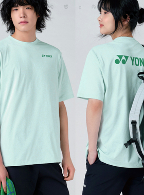 2025春夏新款YONEX尤尼克斯韩国羽毛球服短袖男女同款运动休闲T52