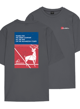 韩国2025秋冬meditation新品羽毛球服短袖男女同款运动速干T恤2