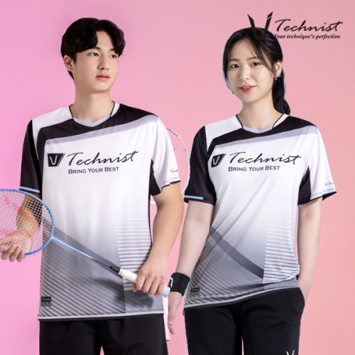 2026春夏新款Technist韩国羽毛球服男女运动速干透气短袖上衣T13