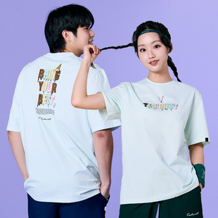 2025春夏新款Technist韩国羽毛球服男女同款速干运动短袖休闲T恤8