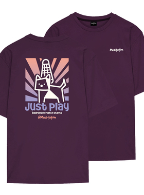 韩国2025秋冬meditation新品羽毛球服短袖男女同款运动速干T恤4