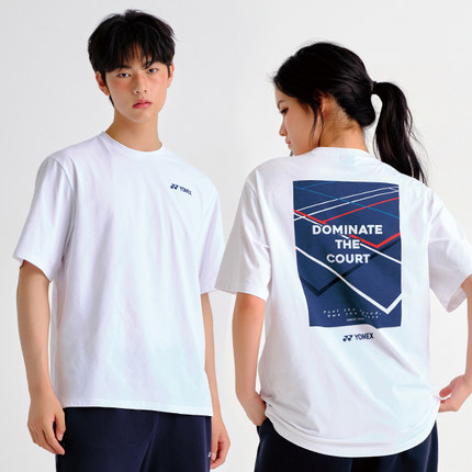 2025秋冬韩国YONEX尤尼克斯新款羽毛球服短袖男女款运动匹克球T39