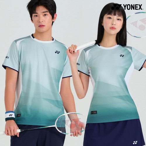 2026春夏韩国YONEX尤尼克斯新款羽毛球服短袖男女款速干运动T恤21