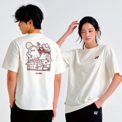 2025秋冬韩国YONEX尤尼克斯新款羽毛球服短袖男女款运动匹克球T38