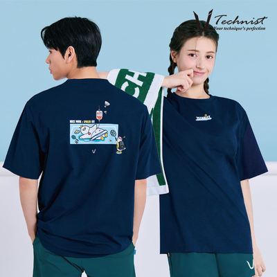 2026春夏新款Technist韩国羽毛球服男女同款运动短袖休闲上衣T70