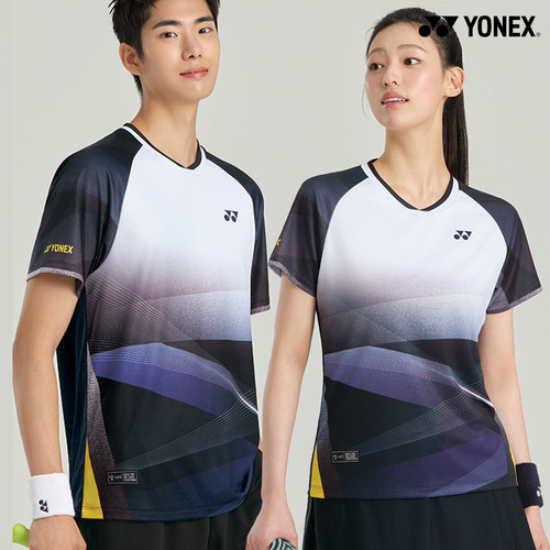 2026秋冬韩国YONEX尤尼克斯新款羽毛球服短袖男女款速干运动T恤27