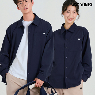 2026春夏韩国YONEX尤尼克斯新款羽毛球服男女款运动衬衫长袖外套