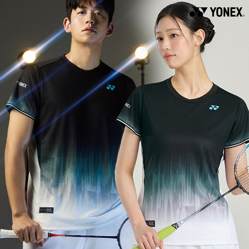 2026秋冬韩国YONEX尤尼克斯新款羽毛球服短袖男女款速干运动T恤21