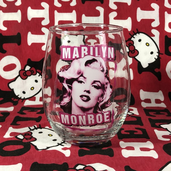潮流女神性感玛丽莲梦露玻璃杯