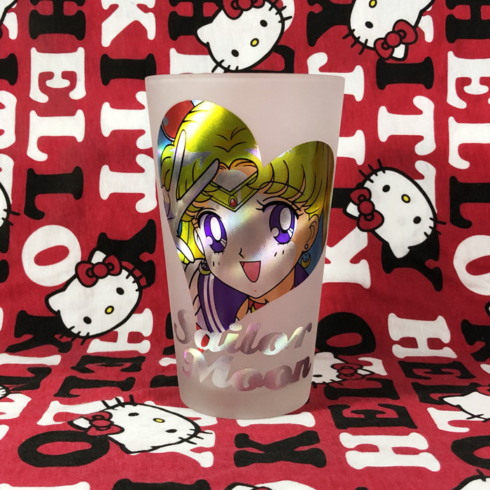 日本进口美少女战士月野兔水冰月sailor moon可爱卡通玻璃水杯子