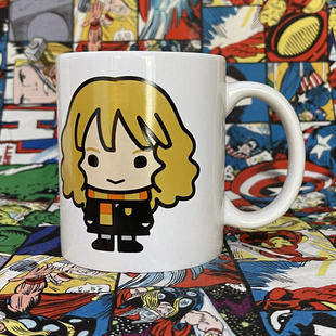 美国进口HarryPotter哈利波特赫敏罗恩陶瓷水杯马克杯咖啡杯华纳