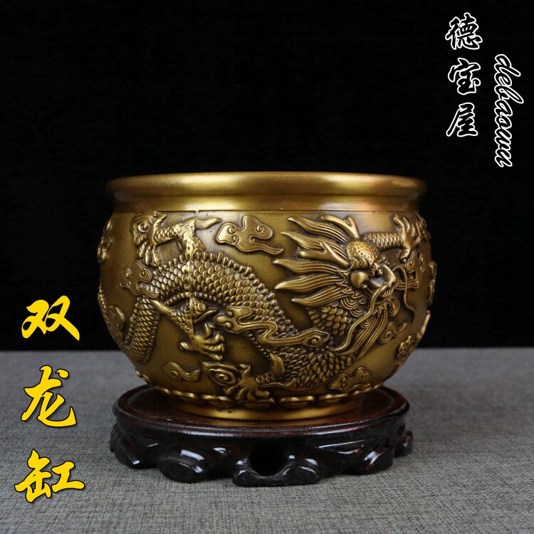纯铜招财镇宅多功能香炉烟灰缸