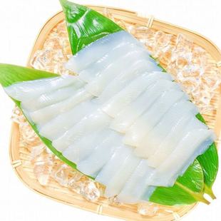 生食鱿鱼切片160g 刺身切片 真鱿切片