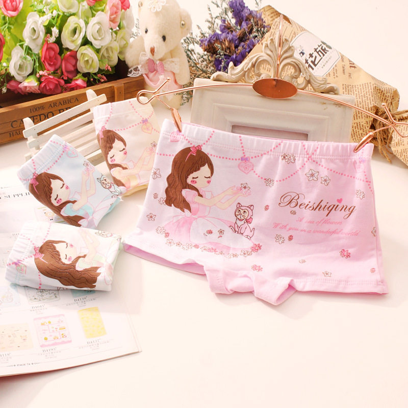 女童宝宝内裤平角卡通公主小裤头全棉儿童小女孩中童大童底裤|ruв категории Детская одежда, детей белье, трусы - от Buy2taobao.com для оказания профессиональной услуги покупки агента Taobao