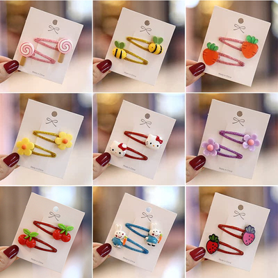 儿童发夹宝宝头饰发卡滴胶bb夹