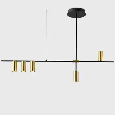 Dining room long chandelier Nordic minimalist creative table lamp personality designer bar lamp about household dining chandelier