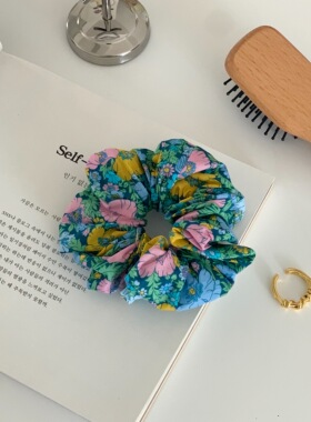 be cheers 手工自制小号发圈liberty同款花色发圈 大肠圈