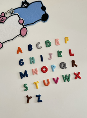 DIY配件 高品质款字母刺绣贴