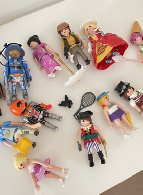 16季女款 德国进口 正品 Playmobil摩比世界人物卡通公仔手办