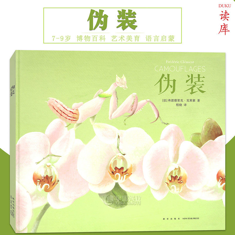 读库正版 《伪装》化身花朵、树叶和石头的动物魔法 诗意记录三部曲之一 读小库7-9岁儿童绘本艺术美育语言启蒙自然科普博物百科书