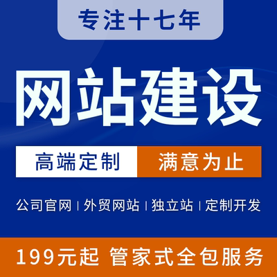 做网站制作建设开发搭建设计外贸定制企业公司网战网页官网独立站