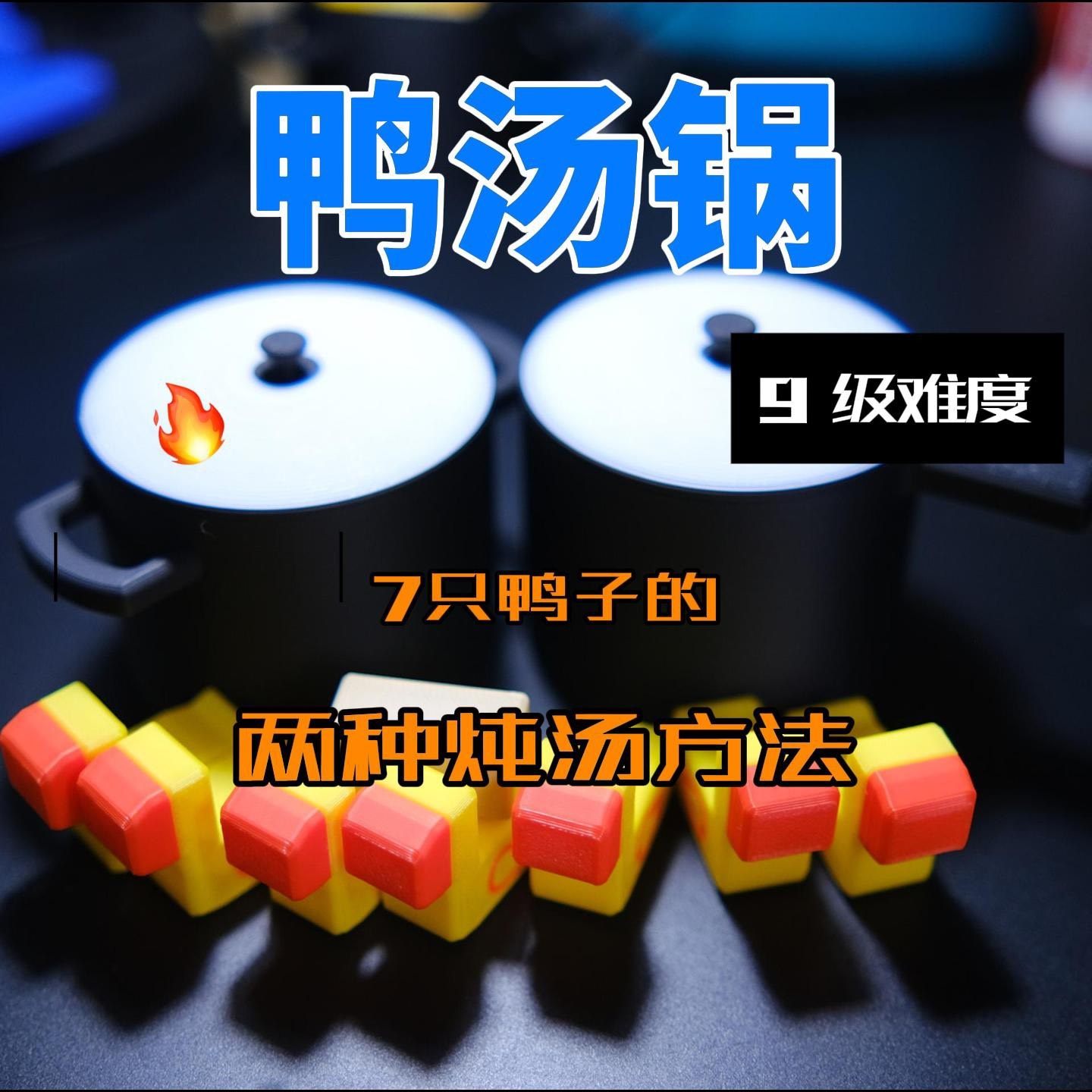 puzzle 鸭肉料理拼图Duck Stew机密盒子礼物收纳玩具初级者十级