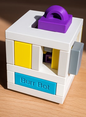 gm同款《Burr bot》密室逃脱解密机关盒子烧脑地狱级难度益智玩具