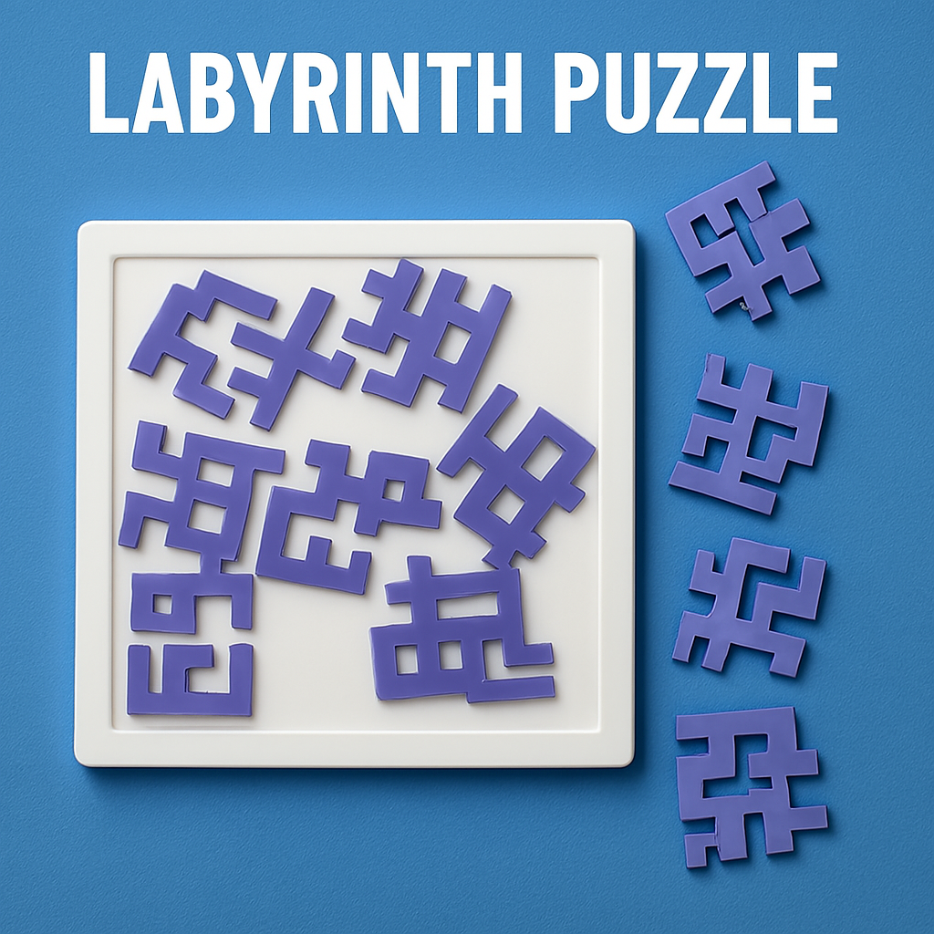 curo 亚克力地狱十级难度解谜拼图异形迷宫puzzle彩色烧脑益智gm