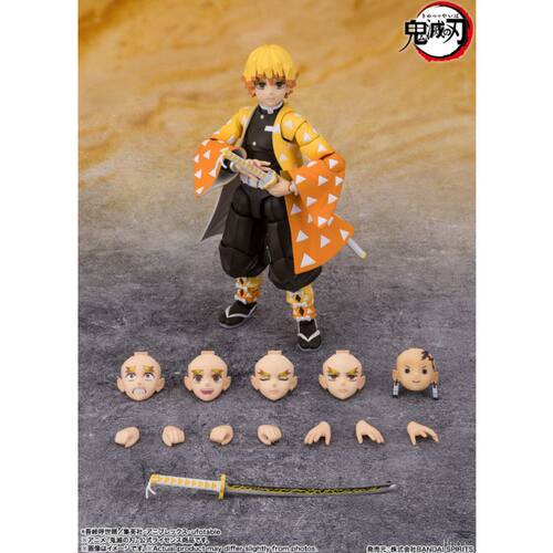 有货 万代 SHF 鬼灭之刃 我妻善逸 鬼杀队 可动 手办模型