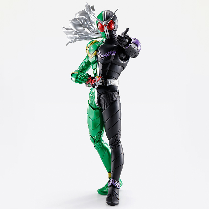 有货万代 SHF 真骨雕 假面骑士W 疾风王牌 风都侦探 可动手办模型
