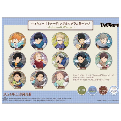 旧秋冬闪吧唧徽章盲盒排球少年