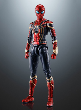 有货万代 SHF 钢铁蜘蛛侠 蜘蛛侠3：英雄无归 可动 手办模型