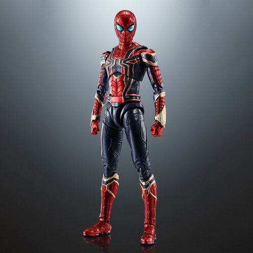 有货万代 SHF 钢铁蜘蛛侠 蜘蛛侠3：英雄无归 可动 手办模型