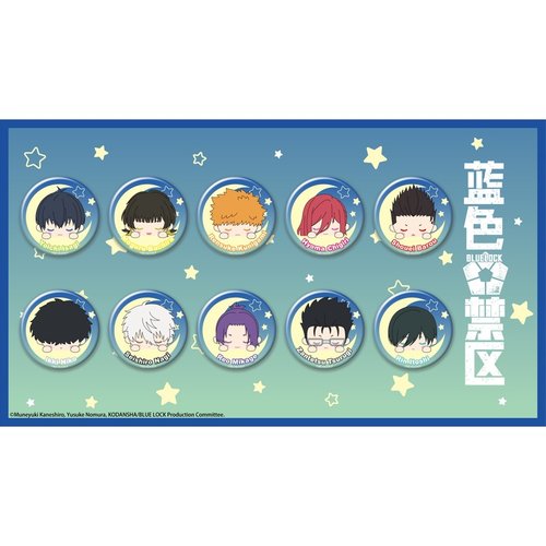 寿屋正版 蓝色监狱 Q版入睡盲抽徽章吧唧盲盒中国限定 周边谷子