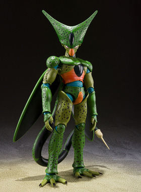 有货 万代 S.H.Figuarts 龙珠 Z 沙鲁 第一形态 可动成品手办