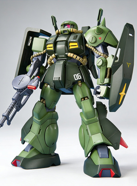 有货 万代 MG 1/100 机动战士高达系列 高扎古 绿渣古 拼装模型