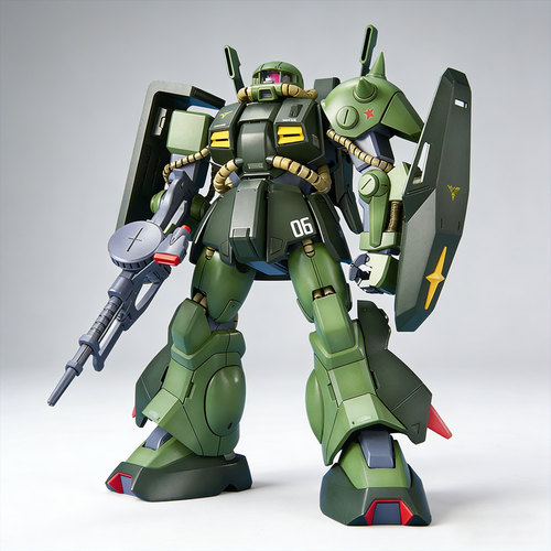 有货 万代 MG 1/100 机动战士高达系列 高扎古 绿渣古 拼装模型