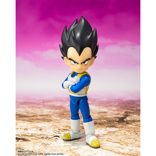有货 万代 SHF 龙珠DAIMA 贝吉塔mini 可动 手办模型
