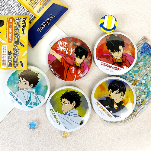 有货 昭和笔记 排球少年 队旗 横断幕版权 徽章吧唧盲盒再贩 周边