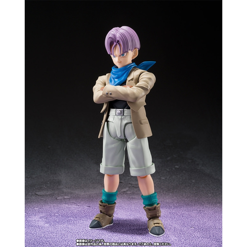 有货 万代SHF 七龙珠GT 特兰克斯 可动手办