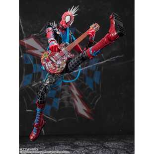 有货 万代 SHF  蜘蛛侠·纵横宇宙 朋克蜘蛛侠 成品 可动手办