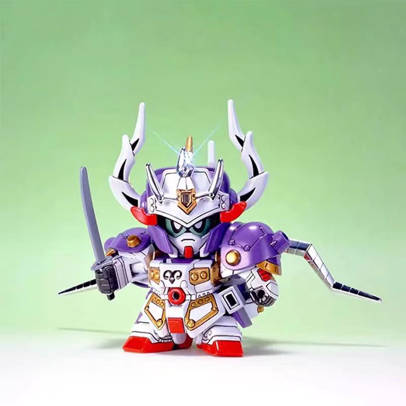 有货 正品万代 SD BB战士146 超机动大将军 武者冒流刀 拼装模型