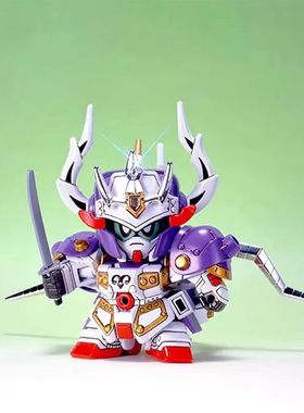 有货 正品万代 SD BB战士146 超机动大将军 武者冒流刀 拼装模型