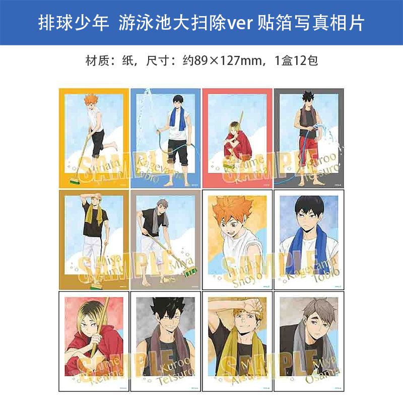 有货 日本正版 排球少年  游泳池大扫除 日向影山 收藏卡片盲盒