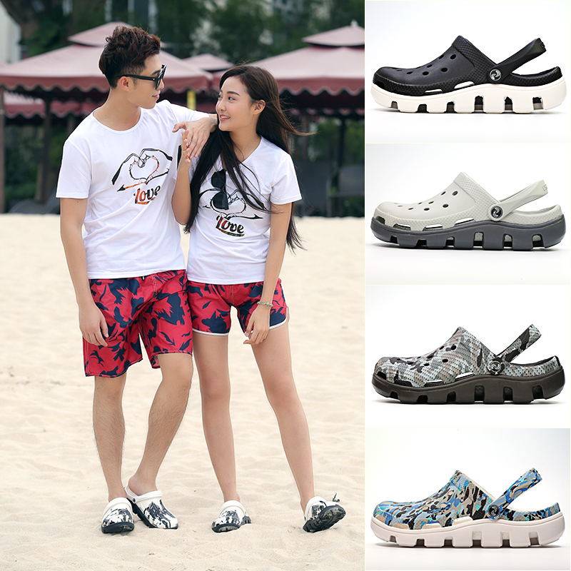 迪特洞洞鞋男2017夏新款凉拖鞋子沙滩鞋厚底防滑包头大码凉鞋子|ruв категории Мужская обувь, тапочки - от Buy2taobao.com для оказания профессиональной услуги покупки агента Taobao