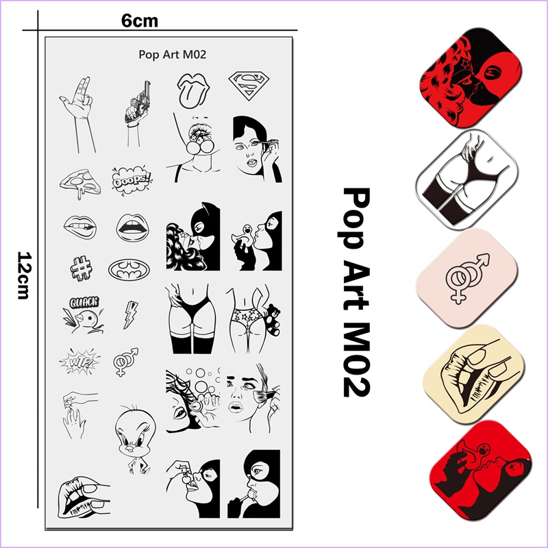 春夏秋冬印花美甲钢板UPRETTEGO