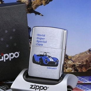 1997年超级跑车谢尔比眼镜蛇427 D 美国原装正版正品zippo打火机