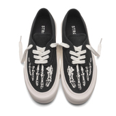 STRAYE外贸Authentic小众黑色骨头X Ray休闲街头低帮复古帆布板鞋