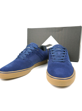 reynolds3签名款DVS耐磨翻毛皮宝蓝学生休闲专业运动3e滑板鞋男款